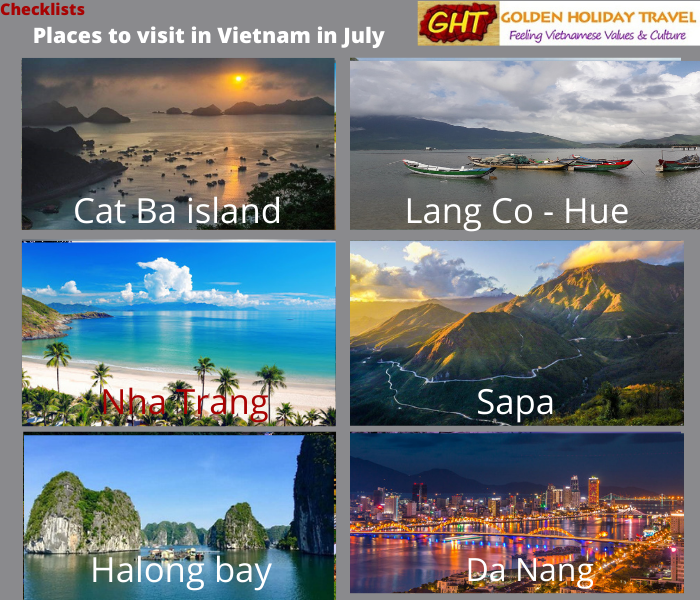 Places to visit in Vietnam in July